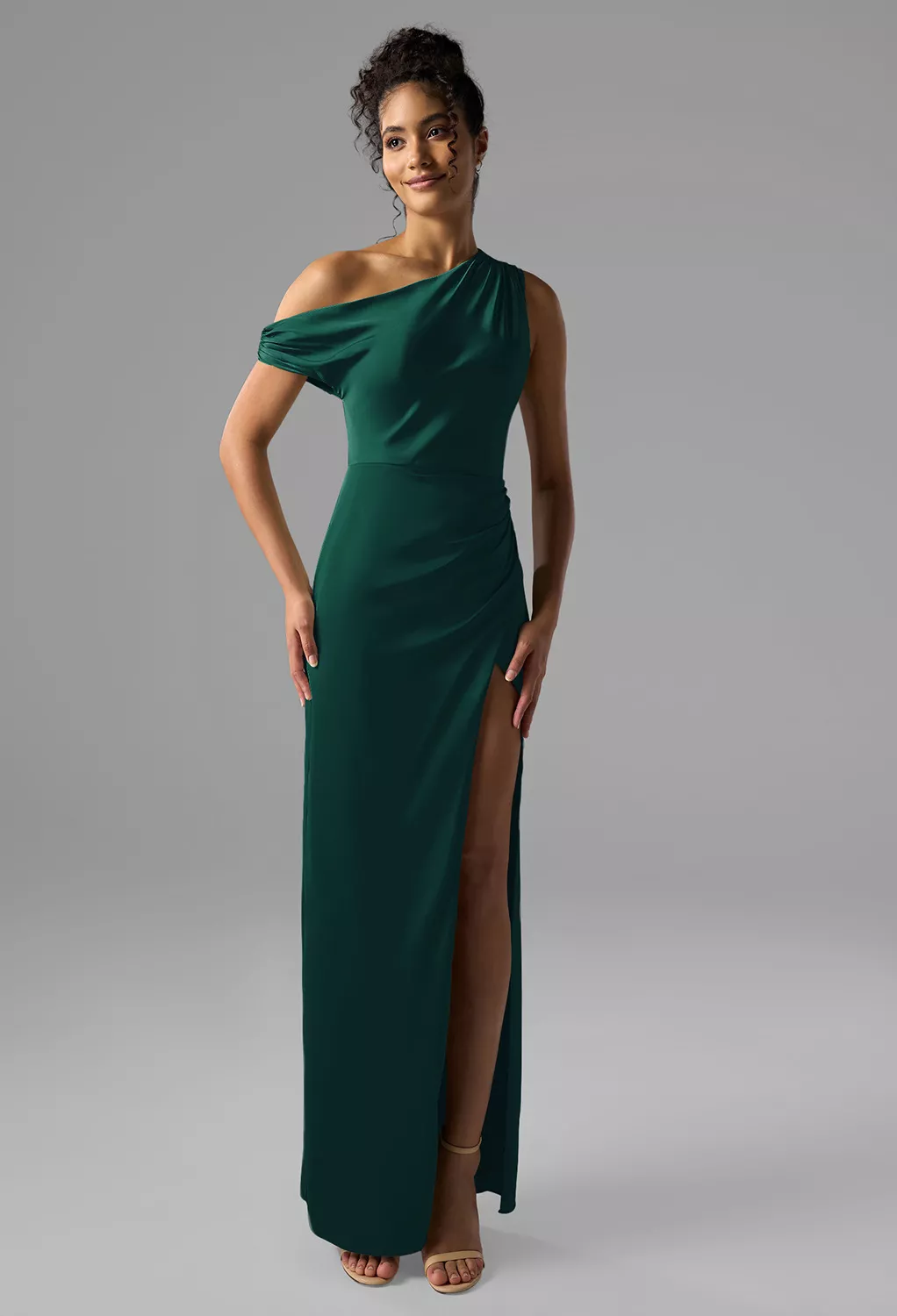AW Rihanna Hunter Green  Bridesmaid Dresses